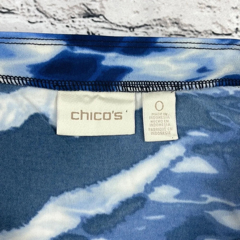 Chico’s Knit Kit Cerlean Skirt Chico's 0/Small